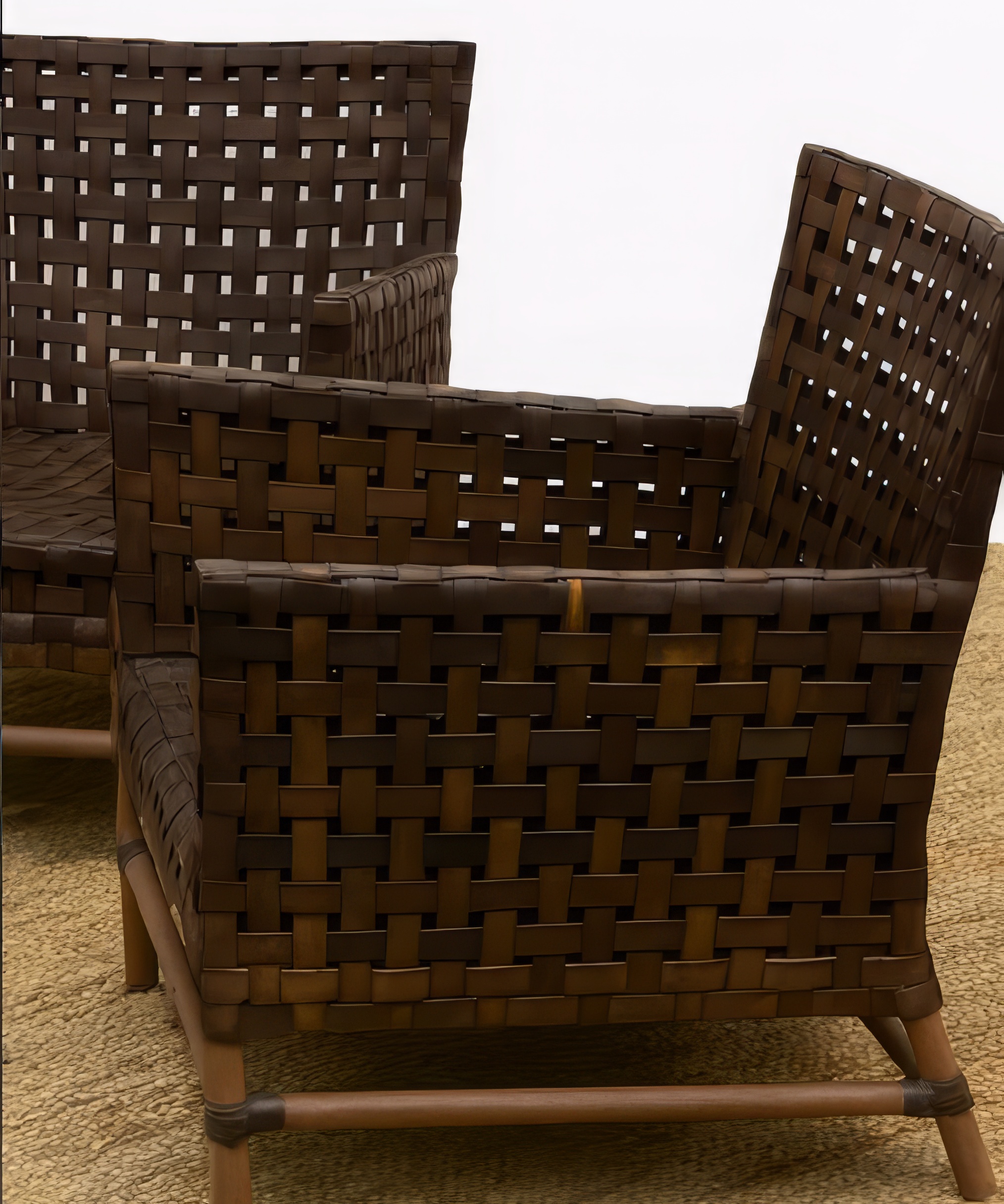 Sillones trenzados vintage